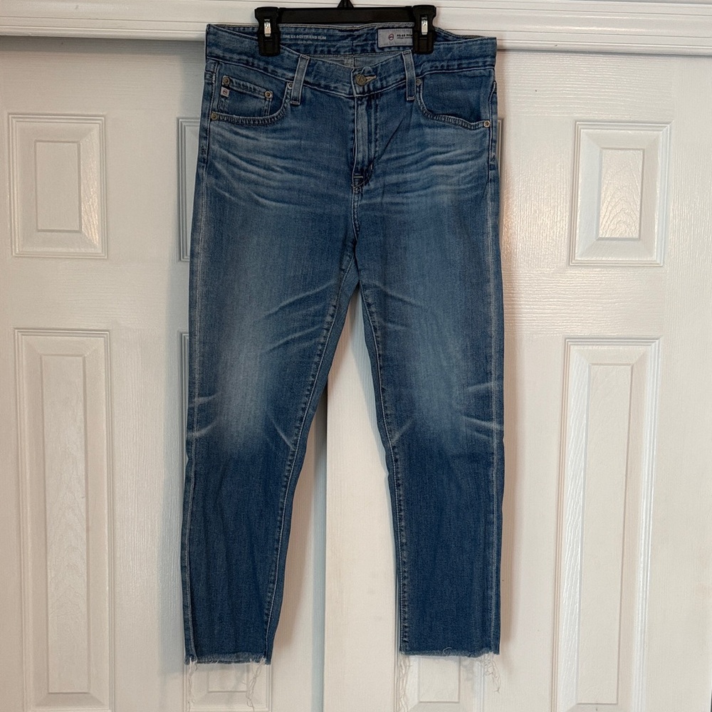 AG  Light Blue Ex-Boyfriend Slim Jeans